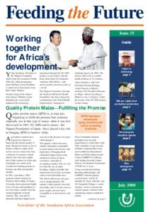 Feeding the Future Issue 15 Working together for Africa’s