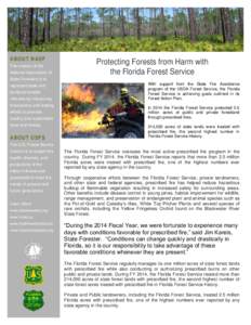 ABOUT NASF The mission of the National Association of Protecting Forests from Harm with the Florida Forest Service