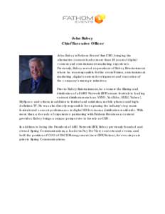 Microsoft Word - John Rubey Bio Jan 2015