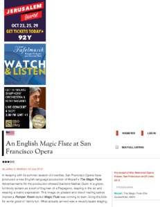 REGISTER  An English Magic Flute at San Francisco Opera  z