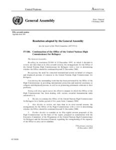 United Nations  A/RES[removed]General Assembly