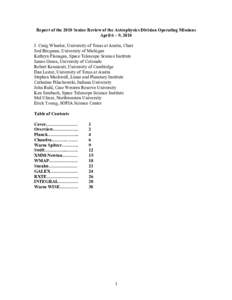 Microsoft Word - Astro SR2010 Final Report.doc