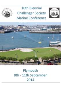 _______________________________________________________________________________________________  16th Biennial Challenger Society Marine Conference