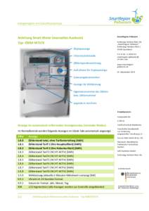 Microsoft Word - Anleitung Smart Meter_ISKRA MT375_2015-03-04