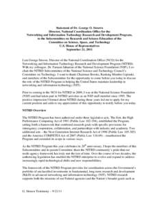 Microsoft Word - NITRD Written Testimony GStrawn 09_21_2011 (2)