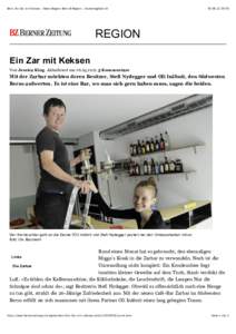 Bern: Ein Zar mit Keksen - News Region: Bern & Region - thunertagblatt.ch:56 REGION Ein Zar mit Keksen