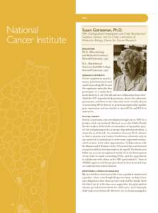 NCI  National Cancer Institute  Susan Gottesman, Ph.D.