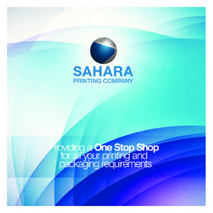 Sahara Printing Company, established in 1995, draws on generations of knowledge and practice in commercial print. With a lifetime of experience, CEO Nadim Elias has expanded the initial family business, dating back to 1