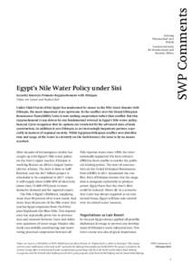 Member states of the United Nations / River regulation / Least developed countries / Member states of the Arab League / Nile / German Institute for International and Security Affairs / Grand Ethiopian Renaissance Dam / Ethiopia / Addis Ababa / Africa / Earth / Member states of the African Union