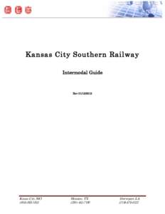 Kansas City Southern Railway Intermodal Guide Rev[removed]Kansas City, MO