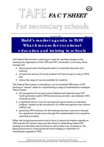 Microsoft Word - TAFE Fact Sheet for Secondary Schools