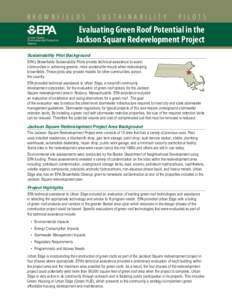 Evaluating Green Roof Potential in the Jackson Square Redevelopment Project