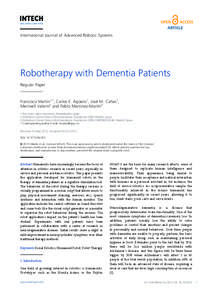 Microsoft Word - Robotherapy with dementia patients1