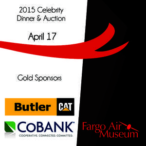 2015 Celebrity Dinner & Auction April 17  Gold Sponsors