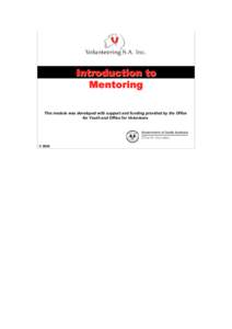 Microsoft PowerPoint - Introduction to Mentoring NO Pix.ppt