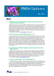 Microsoft Word - 英語版PMDA Updates5月号（確定版）.docx