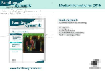 Familien dynamik Media-InformationenSystemische Praxis und Forschung