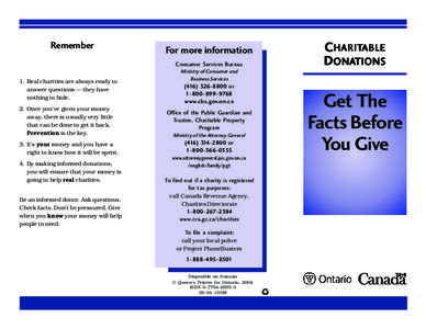 Charity / Charitable organizations / Charity fraud / Philanthropy / Fundraising / Donation