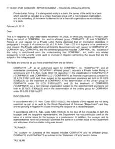 Corporate finance / Income tax in the United States / Limited liability company / Corporate tax / Income tax in Australia / Accountancy / Income tax / Gross income / Internal Revenue Code / Taxation in the United States / Business / Types of business entity