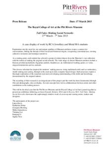 Microsoft Word - RCA press release 15.doc