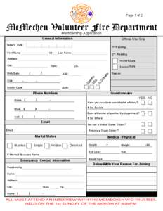 Page 1 of 2  McMechen Volunteer Fire Department