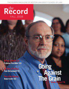 The Alumni Magazine of Boston University School of Law  the