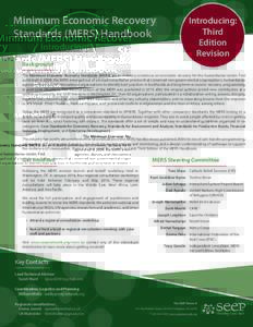 Minimum Economic Recovery Standards (MERS) Handbook Introducing: Third Edition