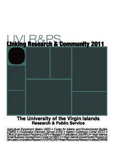 Progress Update on Completion of UVI Faculty Policy Manual