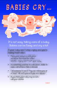 Babies Cry Tip Card - English