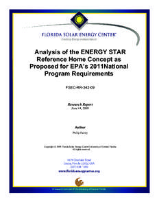 Cost-Effective Energy-Efficiency and Florida’s