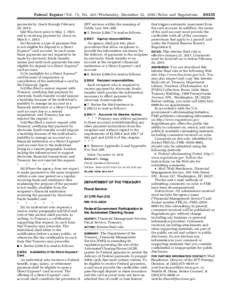 Federal Register / Vol. 75, No[removed]Wednesday, December 22, [removed]Rules and Regulations  emcdonald on DSK2BSOYB1PROD with RULES payments by check through February 28, 2013;