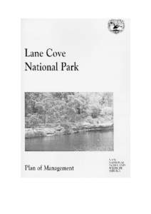 Lane Cove National Park - plan of management (PDF - 355KB)