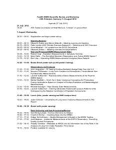 Microsoft Word - Agenda4.0 - Twelvth BSRN Scientific Review and Workshop-d.docx
