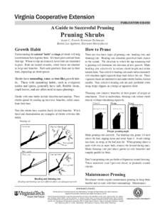 A Guide to Successful Pruning  publication[removed]Pruning Shrubs