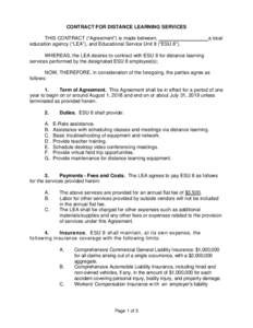 Microsoft Word - Distance Learning Contract