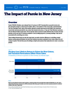A brief from  Nov 2013 The Impact of Parole in New Jersey Overview