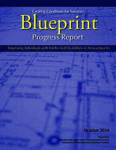 Creating Conditions for Success:  Blueprint Progress Report  Employing Individuals with Intellectual Disabilities in Massachusetts