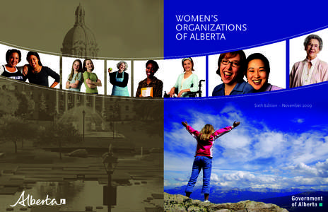 Women’s Organizations of Alberta Sixth Edition – November 2009