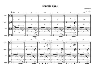 for philip glass david toub »•º  q