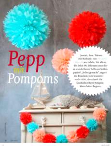 Pepp 	Pompoms Foto: PomPom-Manufaktur mit