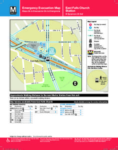 Emergency Evacuation Map  East Falls Church