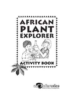 african  plant explorer  activity book
