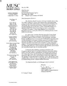 Letter to Administrator Browner regarding the FQPA Science Policy paper on "Choosing a Percentile of Acute Dietary Exposure as a Threshold for Regulatory Concern"