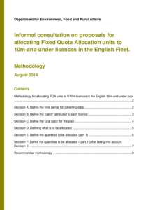 Single Transferable Vote / Disk quota / System administration / Overfishing