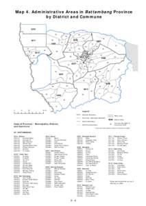 Map 4. Administrative Areas in Battambang Province by District and Commune 0210