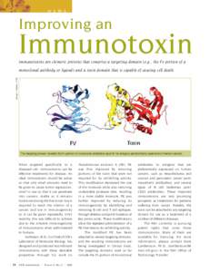 n e w s  Improving an Immunotoxin