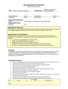 Microsoft Word - Director of Career Development[removed]docx