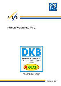 NORDIC COMBINED INFO  SEASON[removed]