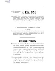IV  112TH CONGRESS 2D SESSION  H. RES. 650