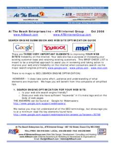 At The Beach Enterprises Inc – ATB Internet Group[removed]Dec 2006